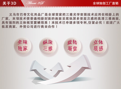 优品汇3D立体高清花卉封面礼品相册 工艺匠心与多场景应用